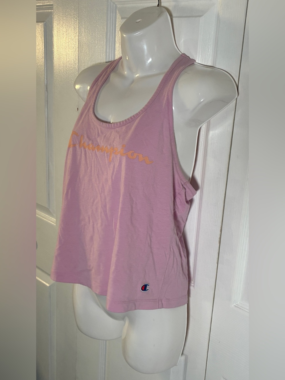 Champion Script Logo Racerback Tank — Size M - Picture 2 of 8